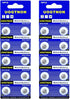 393 SR754W(SR754SW) 1.55V Silver Oxide Watch Battery (20 Pack)...
