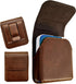 for Samsung Galaxy Z Flip 5/4/3 Belt Holster Phone Case, Leather Phone Pouch, Belt Clip Phone Holder for Motorola Razr + 2023, 40 Ultra, Razr 5G (...