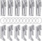 Honeydak Military P38 Can Openers with Key Ring 2 Styles Camping Can Openers Stainless Steel Portable Survival Army Backpack for Travel(12 Pieces)...