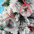 Kingrol 20 Pack 4-Inch Clear Plastic Fillable Ornaments Ball, for Christmas, Wedding, Party, Home Decor...