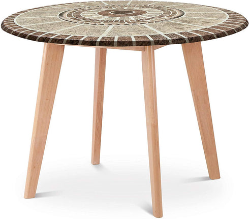 Jobar Decorative Stretch Table Cover (Mosaic), one Size, 1 Count (Pack of 1)...