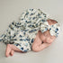 Newborn Swaddle Blanket, Baby Receiving Blanket Wrap with Headband for 0-3 Month Baby Girl and Boy(Blue), One size...