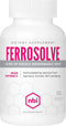 FerroSolve, Best Absorption Iron Supplement 45 mg | High Potency | GI Safe | 30ct Veggie Capsules...