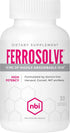 FerroSolve, Best Absorption Iron Supplement 45 mg | High Potency | GI Safe | 30ct Veggie Capsules...