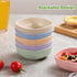 6 Pack Wheat Straw Soy Sauce Dishes, 4.5 OZ Small Dessert Bowls, Unbreakable Dipping Bowls, Pinch Bowls Set, Dipping Sauce Cups, Mini Prep Bowls, ...