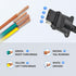 Vehicle-side 4 Pin Trailer Wire Connector 10 Feet Heavy Duty 18AWG 4 Way Flat Female Trailer Wiring Harness Towing Replacement 4 Prong Trailer Lig...