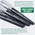 16Pcs ULTRA SOFT Black labeled Makeup Brushes set Contains large powder Flat Foundation Blending Blush Face contour Concealers Brush (16Pcs Matte ...