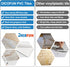DICOFUN Marble Look Peel and Stick Backsplash Wall Tile, Light Brown PVC Kitchen Backsplash Peel and Stick...