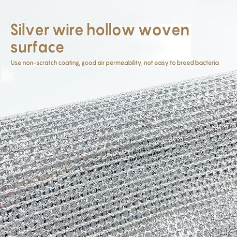 6 Pcs,12 Pcs Double Layer Multipurpose Non-Scratch Wire Dishcloth, Metal Dish Washing Cloths, Wire Cleaning Cloths for Kitchen, Double Stainless S...