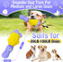 Dog Toys for Aggressive Chewers: Tough Dog Chew Toys-Large Squeaky Dog Toys for All Breed Sizes to Keep Them Busy (Purple)...