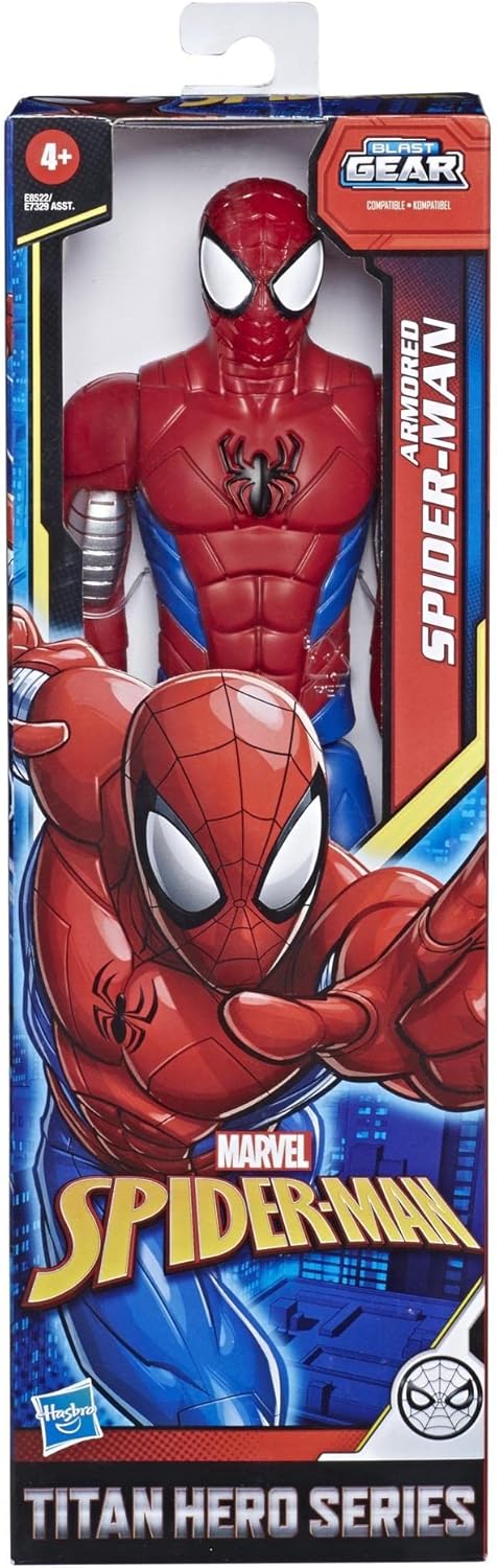 Spider-Man Marvel Titan Hero Series Villains Armored 12-Inch-Scale Super Hero Action Figure Toy Great Kids for Ages 4 and Up...