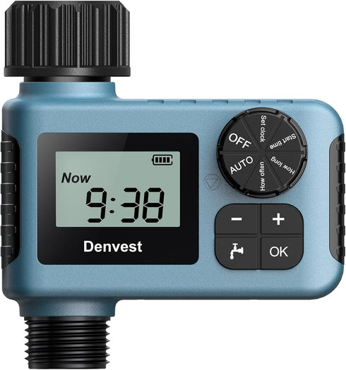 Hose Timer, Water Timer for Garden Hose Faucet, Sprinkler Timer Outdoor, Irrigation Timer with Rain Delay/Manual for Garden/Outdoor Hose, Yard, La...