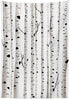 Ambesonne Birch Tree Tablecloth, Forest Seasonal Nature Woodland Leafless Branches Grove Botany Illustration, Dining Room Kitchen Rectangular Tabl...