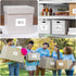 160 Pcs Removable Labels for Storage Bins - 6 X 4 inch, Tear Resistant & No Residue, Matte White Blank Box Labels for Home, School & Business Orga...