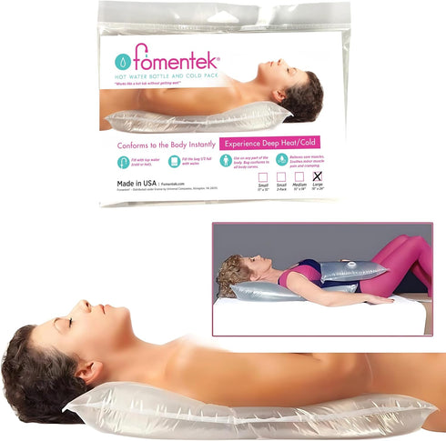 Fomentek Hot & Cold Water Bottle Therapy Bag, Made in USA, Large (21in x 23in)...