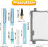10 Pcs Everlasting Pencil Eternal Inkless Pencils with Pencil Case & 10 pcs Replacement Nibs,Reusable Infinite Pencil for Adult Artist Student...