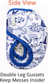 OsoCozy One Size Cloth Diaper Covers - Adjustable Snap Fit & Double Leg Gussets for Baby Boys & Girls from 8-35 Pounds. Use with Prefold, Flat or ...