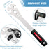 6-in-1 Bicycle Pedal Wrench - Mountain Bike Pedal Removal Spanner with Extra Long 12.6-inch Handle, Includes 15mm, 9/16-inch, 10T, 6/8/10mm Hexago...