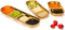 drizzle Sauce Dish Stainless Steel Gold Soy Tomato Sauce Salt Vinegar Sugar Spices Flavor Condiment Dip Bowls Korean BBQ Home Kitchen Plates...