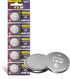 5PCS CR1620 DL1620 BR1620 80mAh Long Lasting 1620 3V Lithium Battery for Car Key Fob Watch Keyless Remote Scale...