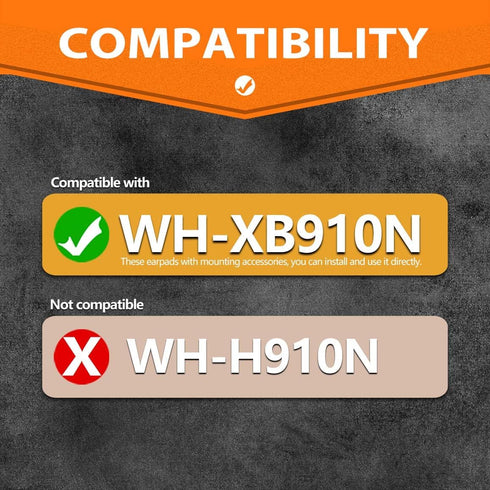 WH-XB910N Ear Pads - TRANSTEK Replacement Ear Cushion Compatible with WH-XB910N XB910 N Headphones (Grey Fabric)...