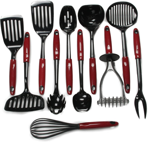 Chef Craft Select Nylon Turner/Spatula, 12 inch, Red...