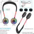 Portable Neck Fan, USB Rechargeable Fan with 3 Speeds Adjustable, Neck Fans Portable Rechargable Prime with LED Lights - Black...