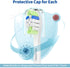 Replacement Toothbrush Brush Heads Compatible with Philips Sonicare Electric Toothbrushes, for Snap-On System, Pack of 10, White...
