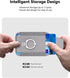 Magnetic Wallet with Card Holder, Compatible with Mag-Safe Wallet, Leather Card Holder, Wallet with Phone Ring for iPhone 15/14/13/12 Series, 7 Ca...
