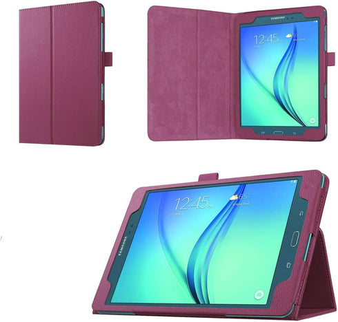 Asng for Samsung Galaxy Tab A 8.0 2015 Case - Slim Folding Cover Case with Auto Wake/Sleep and Stylus Pen Loop for Galaxy Tab A 8.0 Tablet SM-T350...