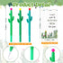 24 Sets Back to School Gifts for Student Cactus Pens Motivational Pen with Inspirational Cards Pots Plant Pens First Day of School Stationery Supp...