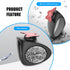 2 PCS Car Blind Spot Mirror, Double-side Rearview Mirror Visible Front Wheel Blind Spot Double Curvature Mirror Double-sided Mirror, Clear Vision ...
