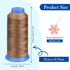 0.55mm Beading Threads, 490Yards Round Waxed Threads Polyester Cord Bracelet Beading Cords Beading Threads Waxed Polyester Cord Waxed Cord for Bra...