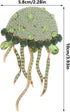 GALPADA Rhinestone Jellyfish Brooch Women Brooch Pin Creative Costume Decorative Accessory...