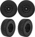 4PCS Plastic Rubber Tire Wheel Tyre Spare Parts Fit for C54 RC Model Cars...