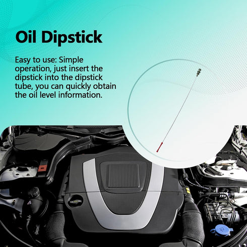 Oil Dipstick Fits for Mercedes-Benz C207 E350 C218 W221 S350 L CGI CLS 300 2005-2023 Replaces 2760101872...