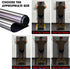 Window Tint for Home Window Privacy Film See Out Not in,Heat Block 95% UV One Way Reflective Window Film Static Cling for Door Window Home Office(...