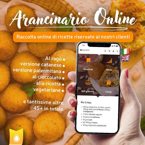 Arancinotto Arancini Maker - Original Made in Sicily (Pointed Shape - 80 Grams arancini)...