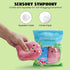 Nocciola Gummy Bear Dog Toys with a Bag, Plush Squeaky Dog Toy Set,Cute Stuffed Dog Chew Toys, for Small to Medium Dogs...
