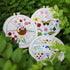 Emopeak 3 Sets Beginners Embroidery Stitch Practice kit, Bamboo Frame Animal Embroidery Kit to Learn 30 Different Stitches Stitch with Embroidery ...