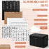 3"x5" Index Card Holder Set, Index Card Box Organizer Storage with 100 Ruled Notecards, 30 Plastic Black Dividers, 25 Kraft Dividers, 240 Designed...