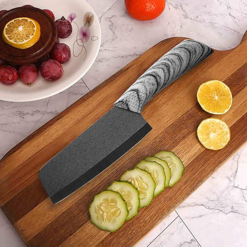 Ceramic Vegetable Knife 6in with Steath,Lettuce Knife Vegetable Cutting Knife Suitable for Fruits,Meat,Ceramic Chef Knife Nakiri Knife Black...