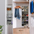 Simple Houseware Hanging Closet Organizers 24 Section Shoe Shelves, Gray...