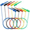 Sumnacon 5 Pcs Multimeter Electrical Test Dual Lead Test Hook Clips - 5 Colors Silicone to Flexible Test Cables for Electronic, Component, Testing...