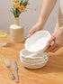 LIFVER Ceramic Pie Pans for Baking 6 Inches, 11.6 OZ Set of 4 Deep Pie Dish, Round Mini Pie Plates Tart Pans, Small Quiche Baking Fluted Dish Pan ...