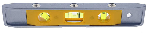 IDEAL Electrical 35-205 Torpedo Electrician Level - 9 in., Aluminum Frame Level with 45 Degree Miter Reading, Earth Magnets, Large Top-Reading Via...