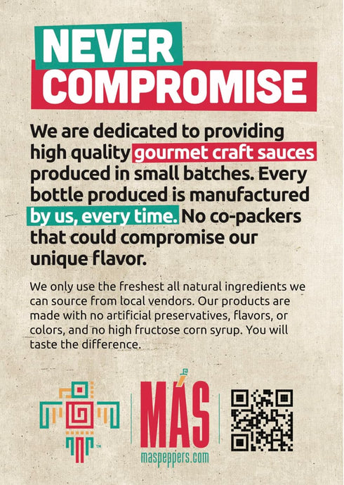 MAS Chipotle Hot Sauce - Award Winning - Gourmet Sauce (Gluten Free), 5 oz...