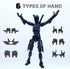 Pre-Assembly 3D Printed 5.54'' Dummy13 Action Figure, Multi-Jointed Tian13, Articulated T13 Desktop Decoration,12 in 1 Accessories, Best Birthday ...