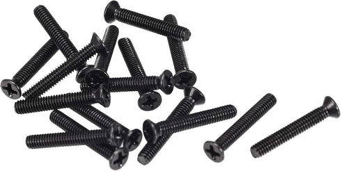 uxcell M2.5 x 16mm Phillips Screw Fasteners Black for Laptop PC TV Fan Switch 350pcs...