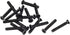 uxcell M2.5 x 16mm Phillips Screw Fasteners Black for Laptop PC TV Fan Switch 350pcs...